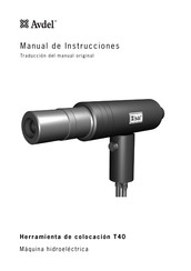 avdel T40 Manual De Instrucciones