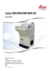 Leica BIOSYSTEMS CM1860 UV Manual De Instrucciones