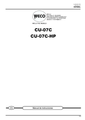 Weco CU-07C-HP Manual De Instrucciones