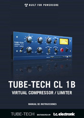 T.C. Electronic TUBE-TECH CL 1B Manual De Instrucciones