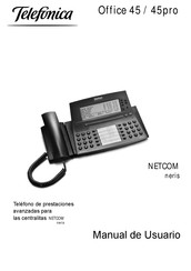 AASTRA TELECOM NETCOM neris Office 45 pro Manual De Usuario