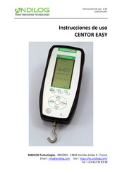 ANDILOG CENTOR  EASY Instrucciones De Uso