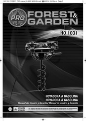 Forest & Garden Forest PRO HO 1031 Manual Del Usuario