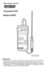 Extech Instruments 407907 Manual Del Usuario