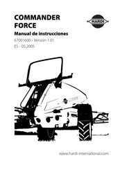 Hardi COMMANDER FORCE HC 2500 Manual De Instrucciones