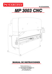 NARGESA MP3003 CNC Manual De Instrucciones