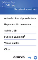 Onkyo DP-X1A Manual De Instrucciones