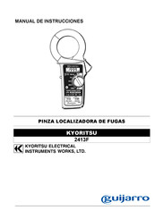 Kyoritsu Electrical Instruments Works 2413F Manual De Instrucciones