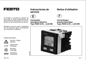 Festo PENV-A-W LCD-RB Serie Instrucciones De Servicio