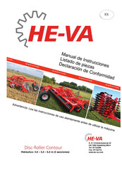 HE-VA Disc-Roller Contour Serie Manual De Instrucciones