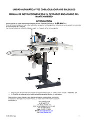 Vi.Be.Mac V700 Manual De Instrucciones Para El Operador Encargado Delmantenimiento