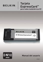 Belkin ExpressCard F5D8071 Manual Del Usuario