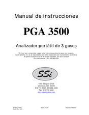 Super Systems PGA 3500 Manual De Instrucciones