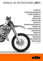 KTM 125 EXC EU 2011 Manual De Instrucciones