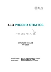 AEQ PHOENIX STRATOS Manual De Usuario