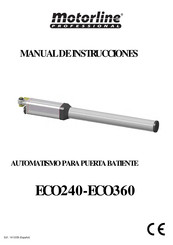 Motorline ECO360 Manual De Instrucciones