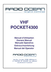 Radio Ocean POCKET4300 Manual Del Operador