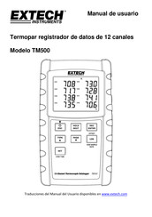 Extech Instruments TM500 Manual De Usuario