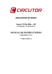 Circutor CVM-BD-RED-420-H Manual De Instrucciones