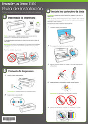 Epson Stylus Office T1110 Guia De Instalacion