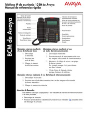 Avaya 1220 Manual De Referencia