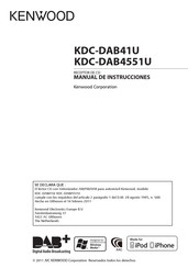 Kenwood KDC-DAB41U Manual De Instrucciones