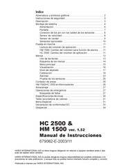 Hardi HC 2500 Manual De Instrucciones