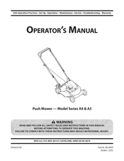 MTD A5 Serie Manual De Instrucciones