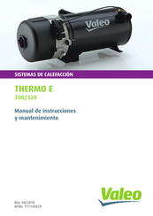 Valeo THERMO E 320 Manual De Instrucciones Y Mantenimiento