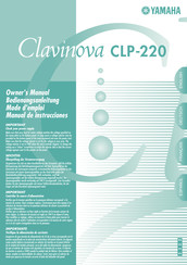 Yamaha Clavinova CLP-220 Manual De Instrucciones