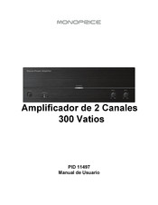 Monoprice PID 11497 Manual De Usuario