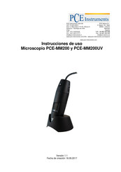 PCE Instruments PCE-MM200 Instrucciones De Uso