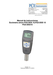 PCE Instruments PCE-DDA 10 Manual De Instrucciones