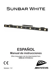 JB Systems Sunbar White Manual De Instrucciones