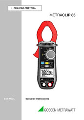 Gossen Metrawatt METRACLIP 85 Manual De Instrucciones