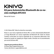 Kinivo BTC455 Manual Del Usuario