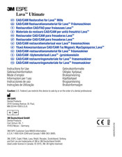 3M ESPE Lava Ultimate Instrucciones De Uso