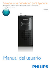 Philips AE1500 Manual Del Usuario