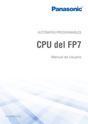 Panasonic CPU del FP7 Manual De Usuario