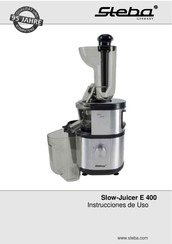 Steba Slow-Juicer E 400 Instrucciones De Uso