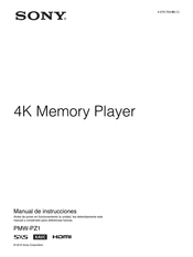 Sony PMW-PZ1 Manual De Instrucciones