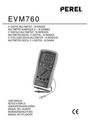 Perel Tools EVM760 Manual Del Usuario