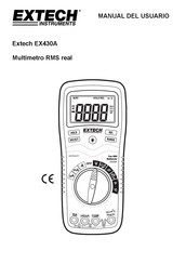 Extech Instruments EX430A Manual Del Usuario