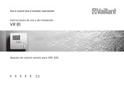 Vaillant VR 81 Instrucciones De Uso Y De Instalacion