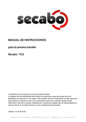 Secabo TC 2 Manual De Instrucciones