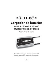 Ctek MULTI XS 25000 Manual Del Usuario