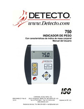 Detecto 750 Manual Del Usuario