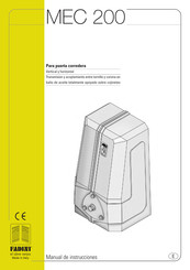 fadini MEC 200 Manual De Instrucciones