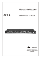 Alto ACL4 Manual De Usuario