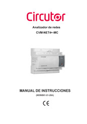 Circutor CVM-NET4+-MC Manual De Instrucciones